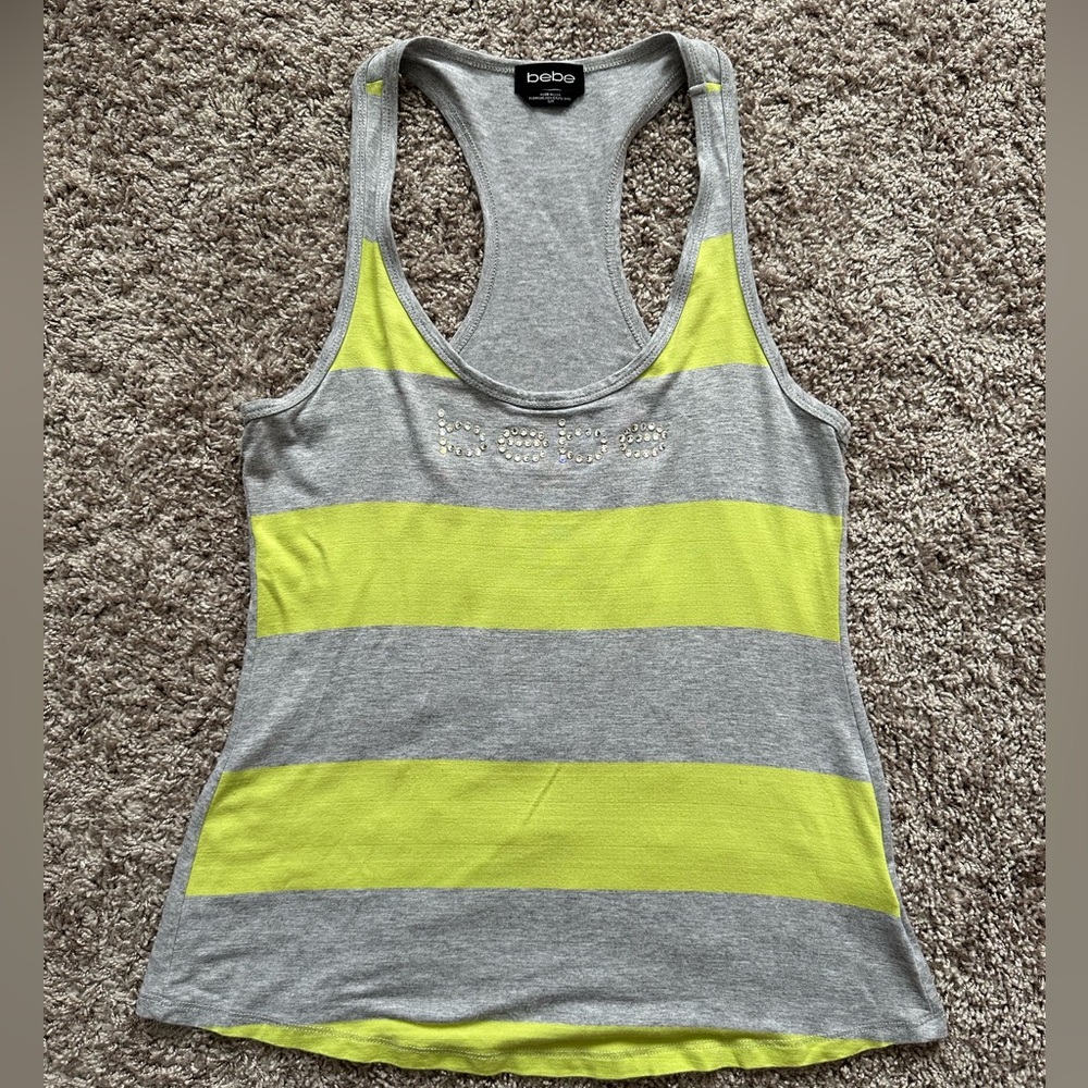 Bebe Tank Top with Swarovski Crystals